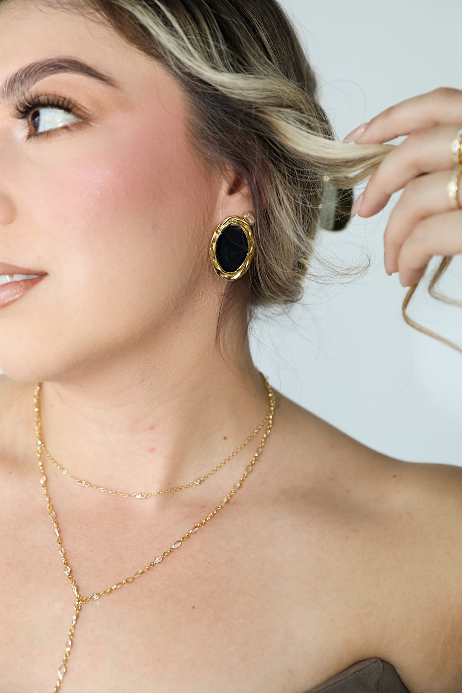 Halo Stud Earrings